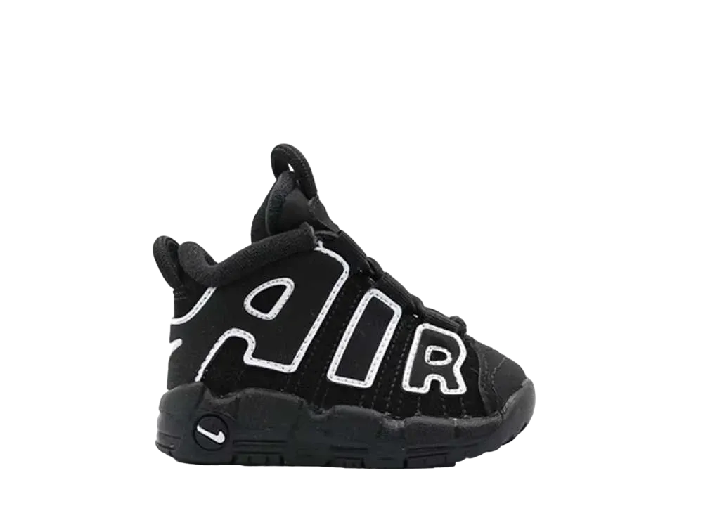  ナイキ TD エアモアアップテンポ "ブラック ホワイト"(キッズ)
