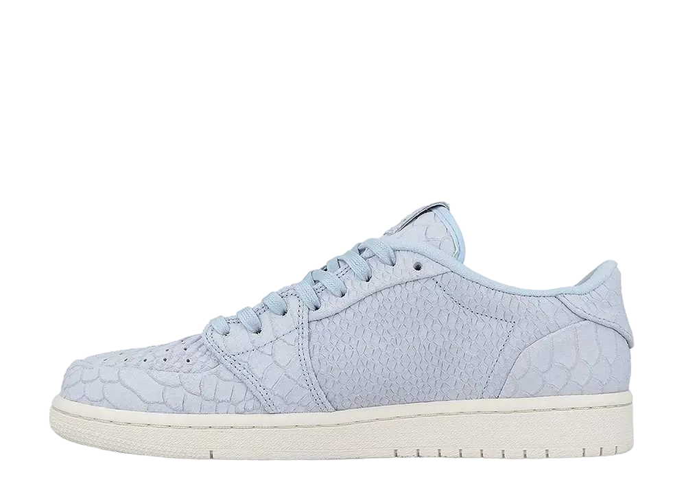 ナイキ エアジョーダン1 レトロ ロー "スウッシュレス/アイスブルー" (2017)