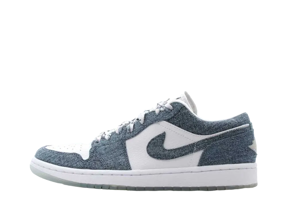 Nike Women's Air Jordan 1 Retro Low "Canvas White/Denim"