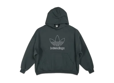 adidas BALENCIAGA Men's Hoodie Large Fit "Green"