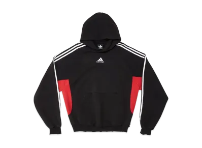 adidas BALENCIAGA Women's Hoodie Small Fit "Black/Red"