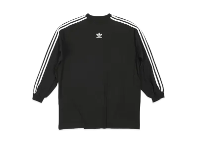 adidas BALENCIAGA Men's Long Sleeve T-Shirt Oversized "Black"