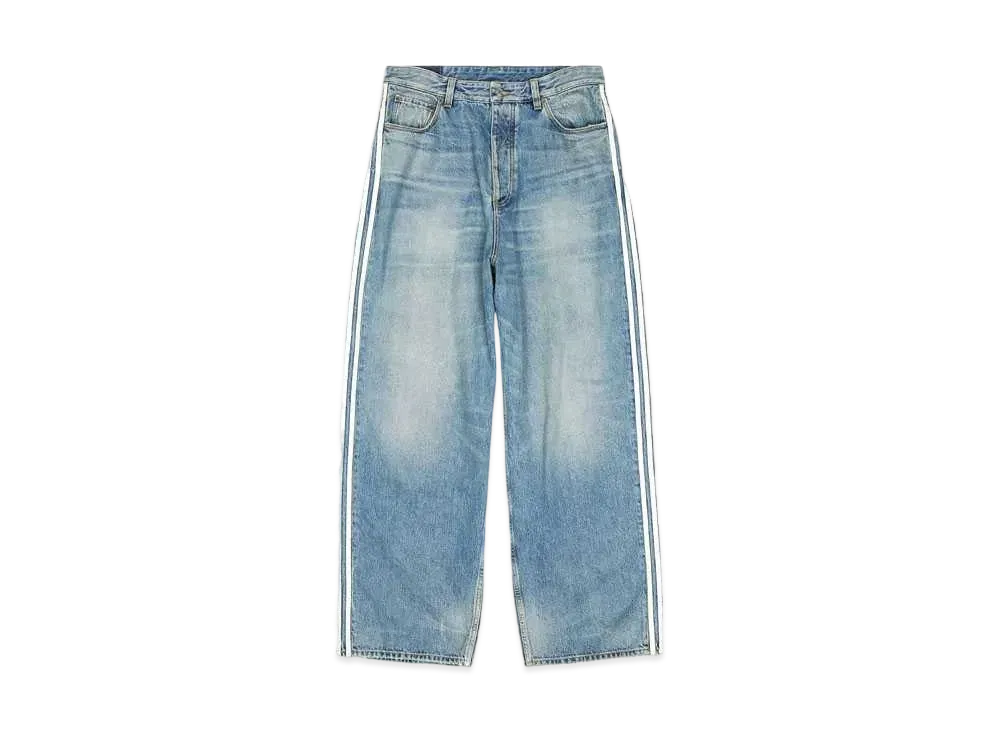 adidas BALENCIAGA Large Baggy Trousers "Blue"