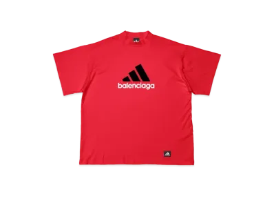 adidas BALENCIAGA T-Shirt Oversized "Red"