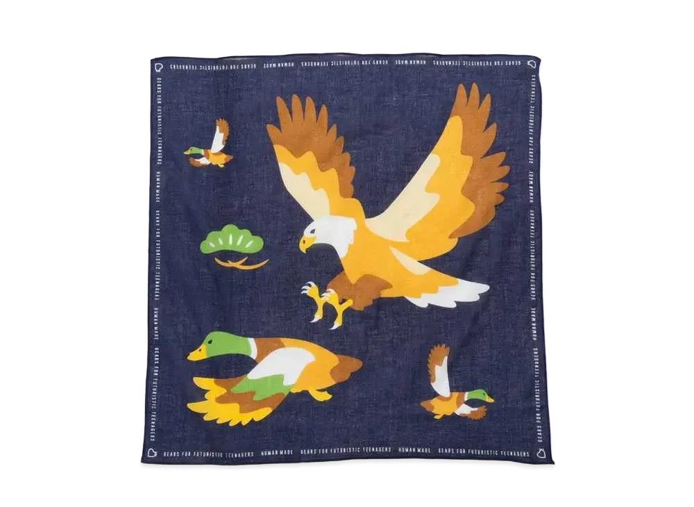 HUMAN MADE BANDANA #2 "Navy"