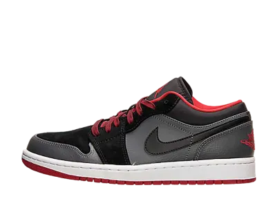 Nike Air Jordan 1 Low "Black/Dark Grey Gym Red"