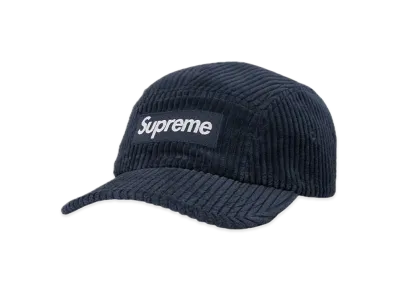 Supreme Corduroy Camp Cap "Light Navy"