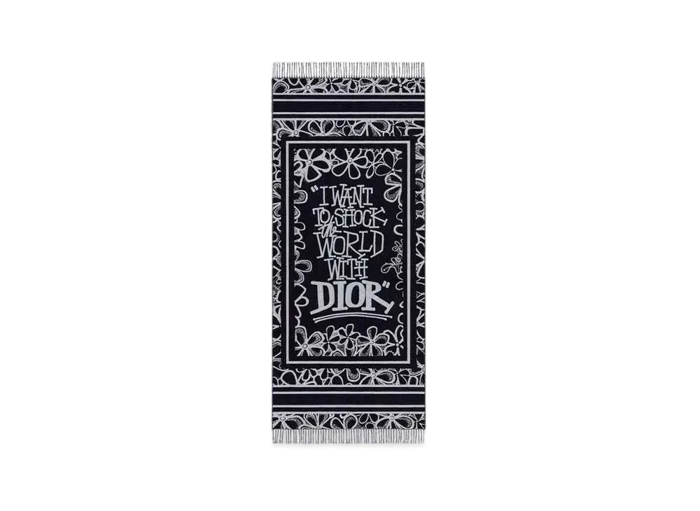 Dior x Shawn Stussy Scarf "Blue"