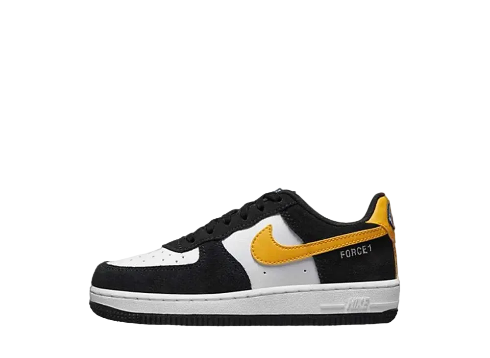 ナイキ PS エアフォース1 ロー LV8 "ブラック/ダーク サルファー"(キッズ)