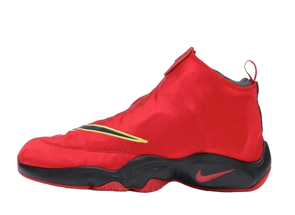 ナイキ エアズーム フライト 98 ザ グローブ マイアミ ヒート "ユニバーシティ レッド/ブラック ダーク グレイ ツアー イエロー"