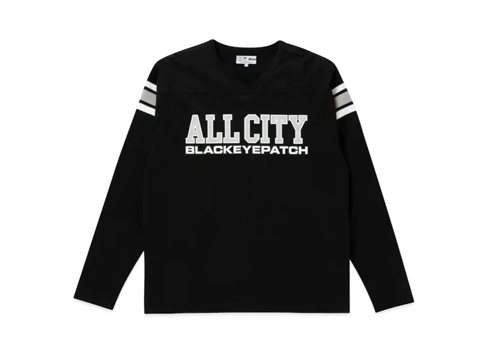 BlackEyePatch All City Football Heavy-Weight Tee "Black"