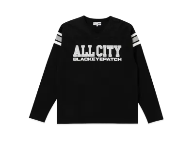 BlackEyePatch All City Football Heavy-Weight Tee "Black"