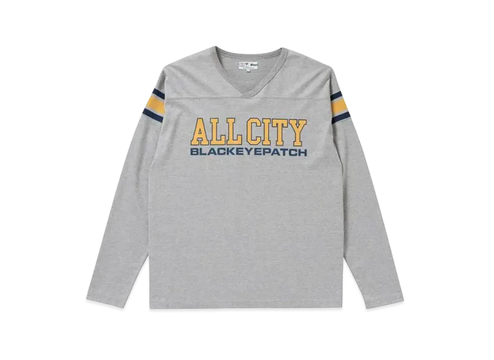 BlackEyePatch All City Football Heavy-Weight Tee "H.Gray"