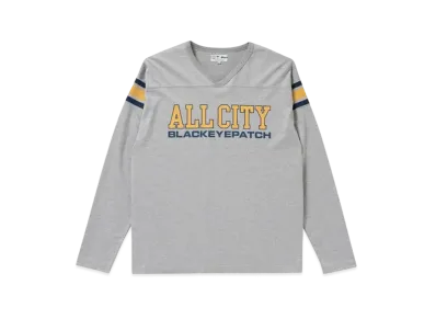 BlackEyePatch All City Football Heavy-Weight Tee "H.Gray"