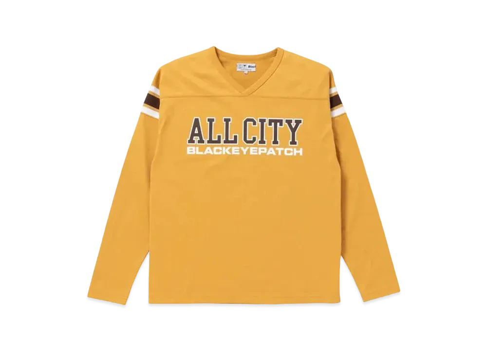 BlackEyePatch All City Football Heavy-Weight Tee "Mustard"