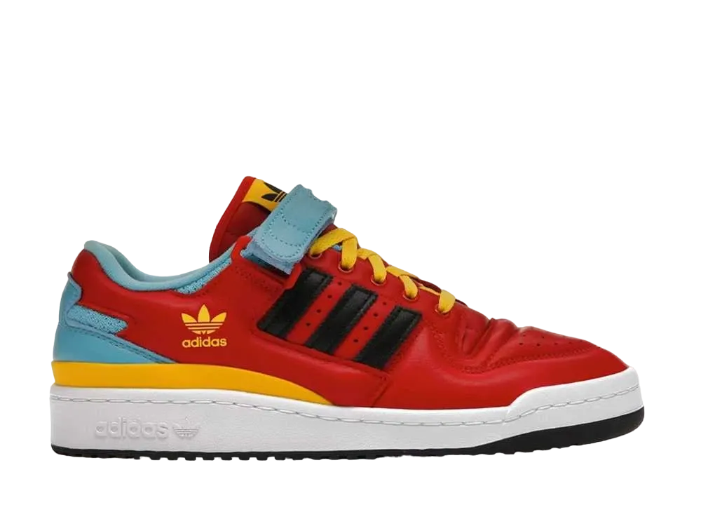 South Park × adidas Forum Low Cartman "Red/Yellow/Teal"