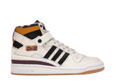 Girls Are Awsome × adidas Forum 84 High "Chalk White/Purple"