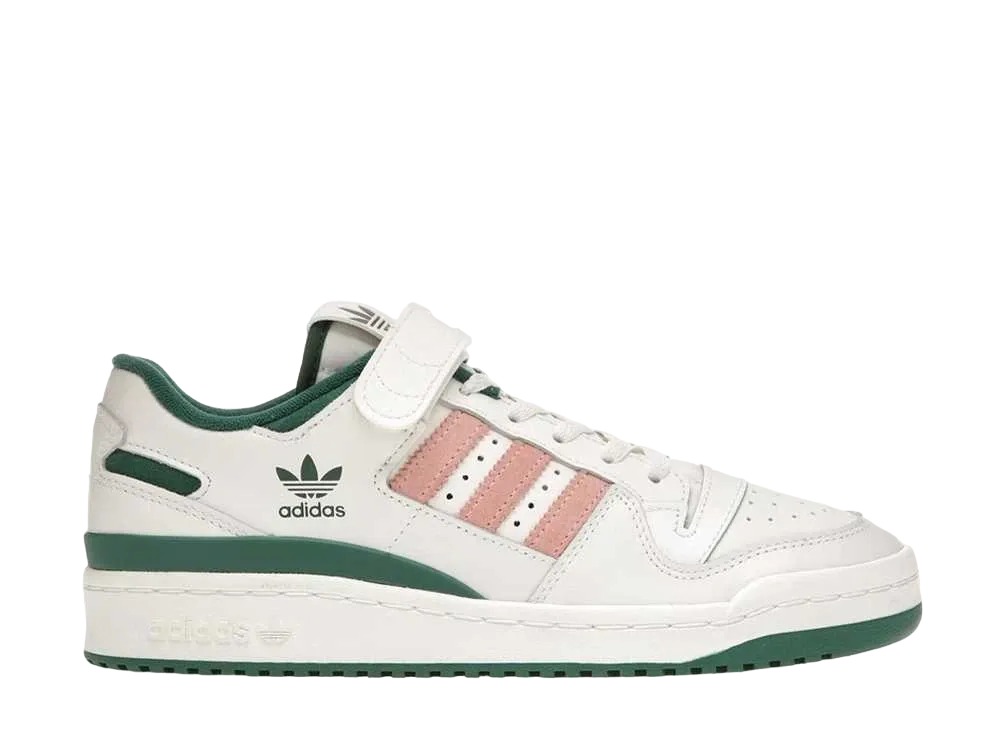 アディダス フォーラム 84 ロー "オフ ホワイト グリーン ピンク"