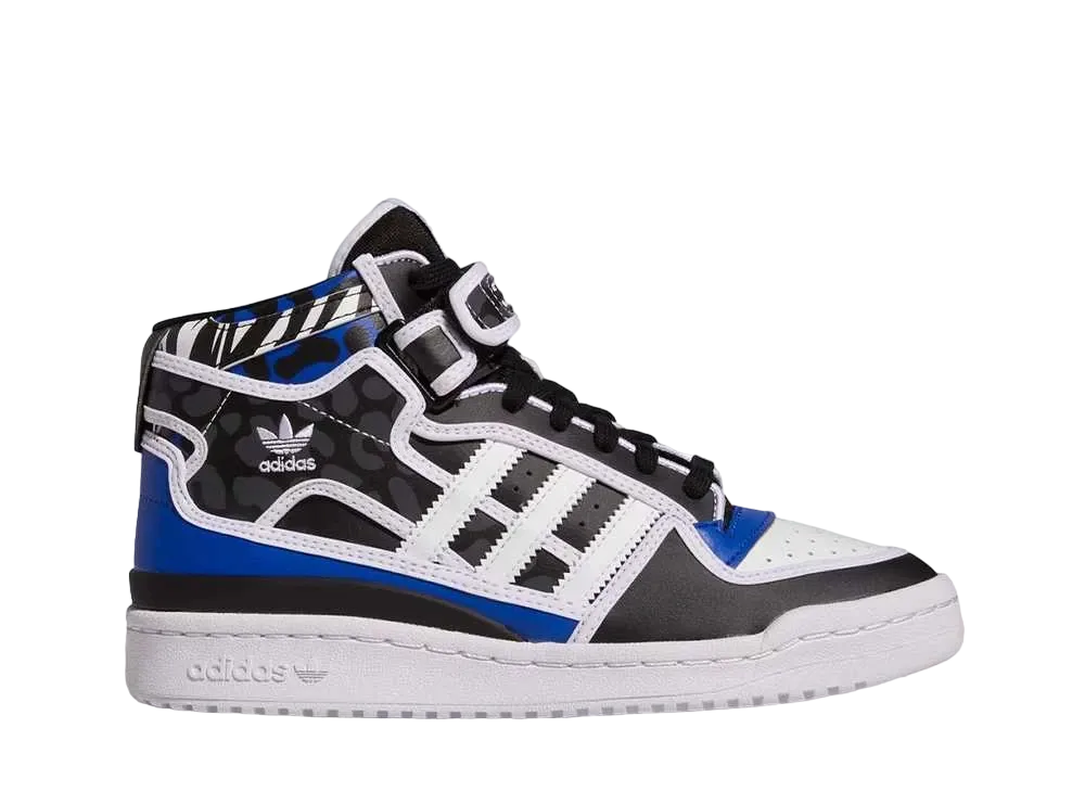 adidas Women's Forum Mid Rich Mnisi "Bold Blue/Core Black"