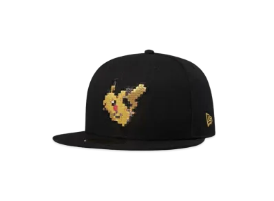 NEW ERA Pokemon 59FIFTY 8Bit Pikachu "Black"