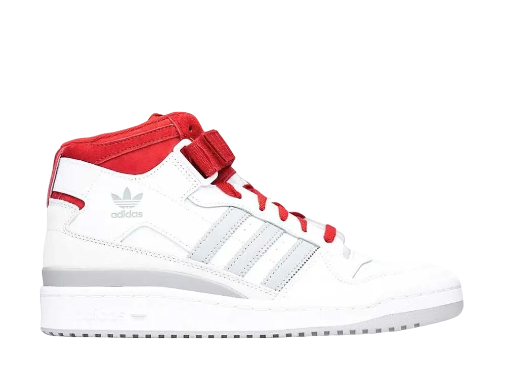 adidas Forum Mid "White Red Grey"