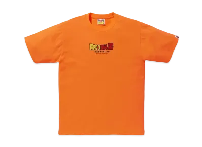 A BATHING APE x DRAGON BALL Z Ape Head Tee "Orange"