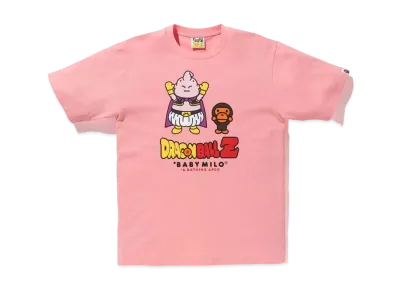 A BATHING APE x DRAGON BALL Z Majin Buu Baby Milo Tee "Pink"