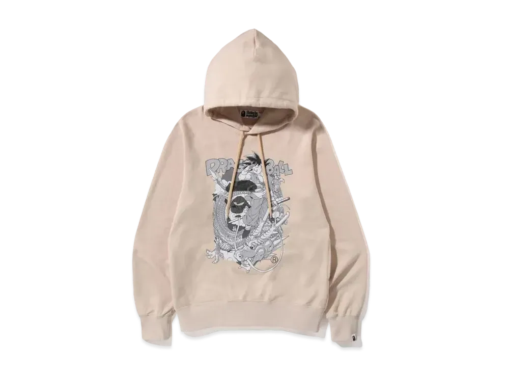 A BATHING APE x DRAGON BALL Z Pullover Hoodie "Beige"