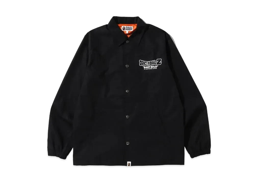 A BATHING APE x DRAGON BALL Z Coach Jacket "Black"