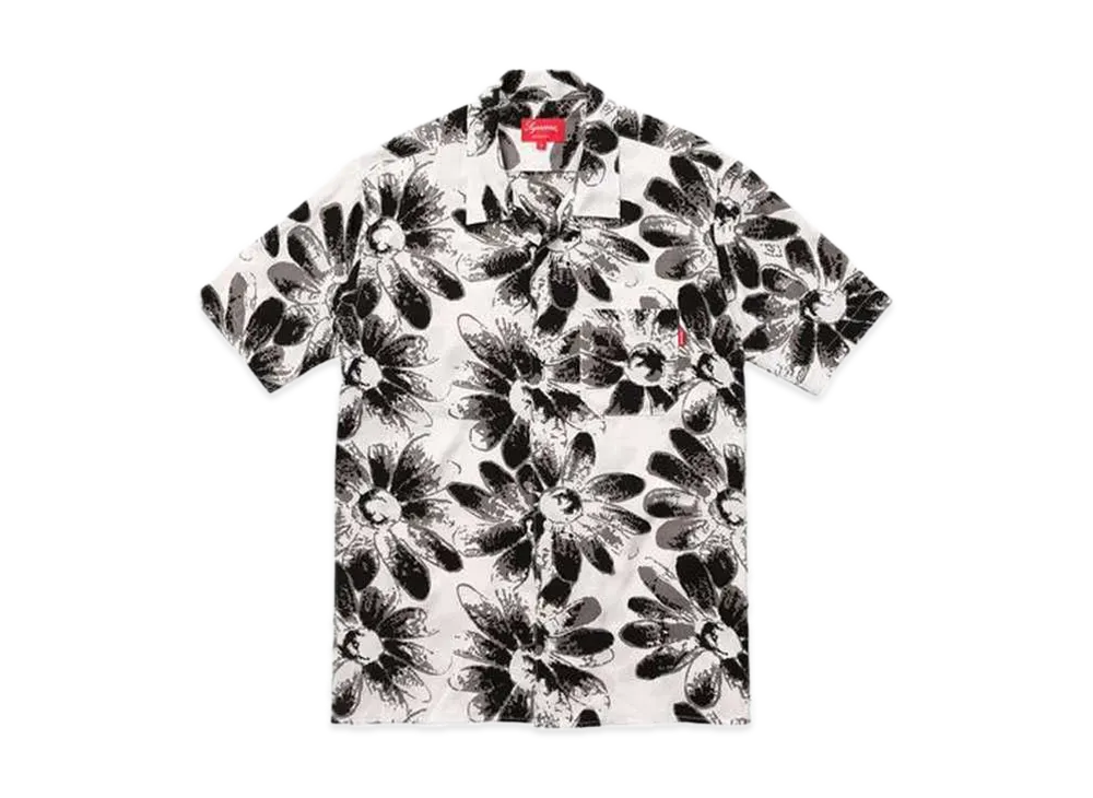 Supreme Daisy Rayon Shirt "Black/White"