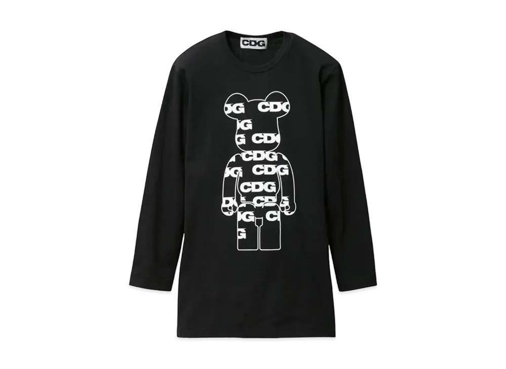 Bearbrick x CDG LONG SLEEVE "Black"