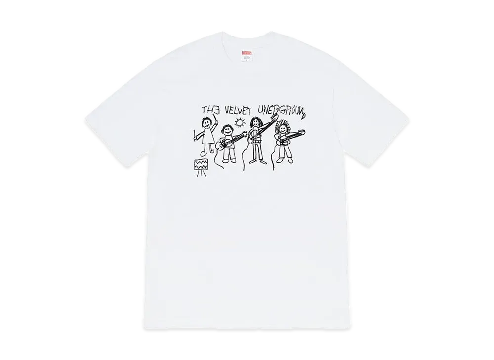 Supreme The Velvet Underground Drawing Tee "White"