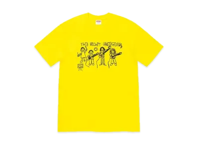 Supreme The Velvet Underground Drawing Tee "Yellow"