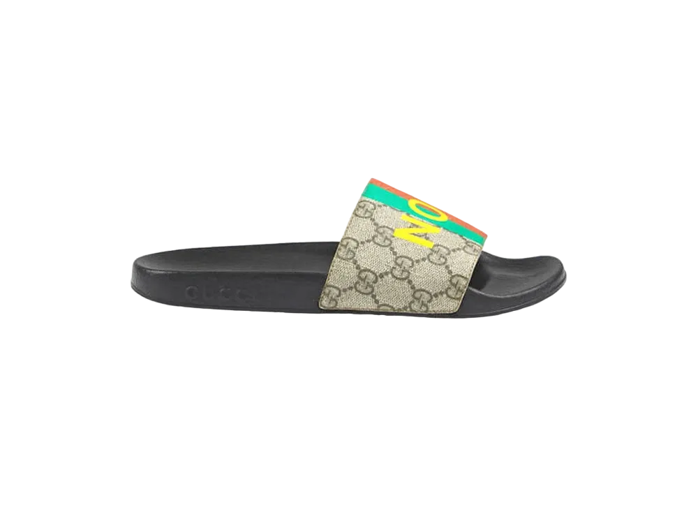 GUCCI FAKE / NOT Print Slide Sandal