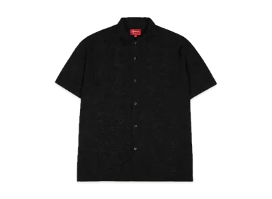 Supreme Chainstitch Chiffon S/S Shirt "Black"