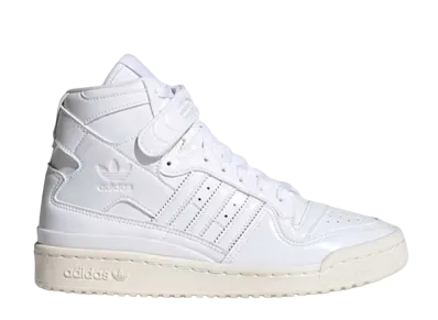 adidas Women's Forum 84 High "Triple White Patent Leather"