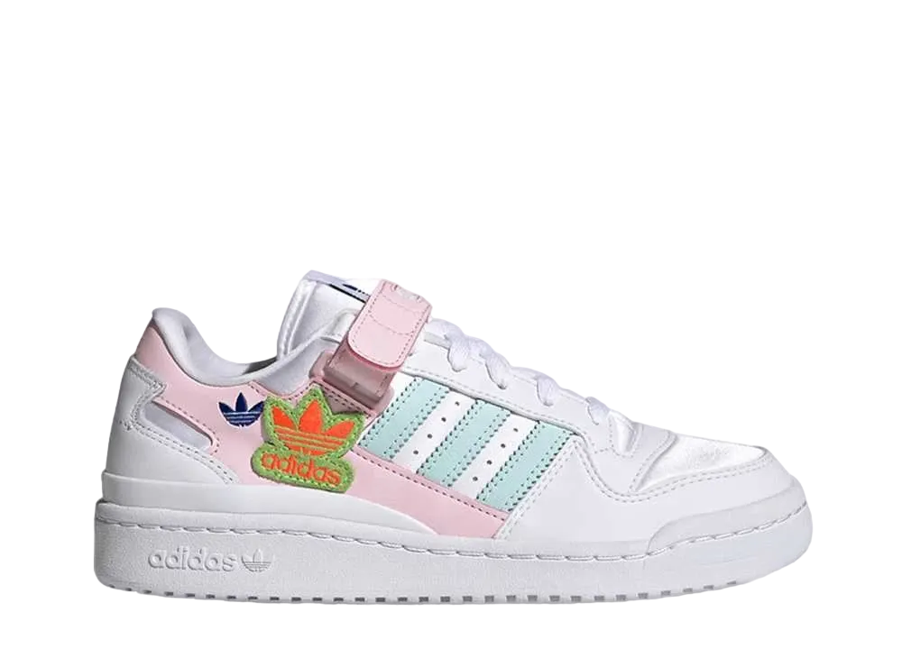 adidas Women's Forum Low "White Pink Halo Mint"
