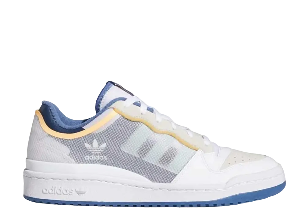 adidas Forum Low TT "Cloud White Acid Orange Crew Blue"