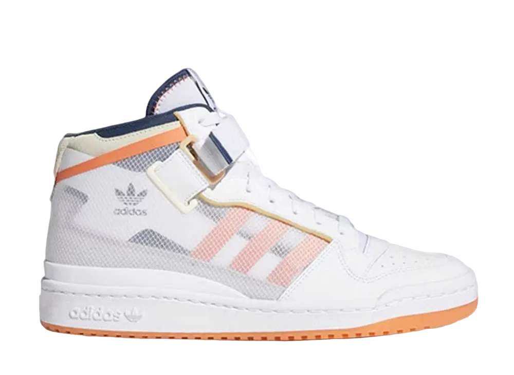 adidas Forum Mid TT "White/Acid Orange"