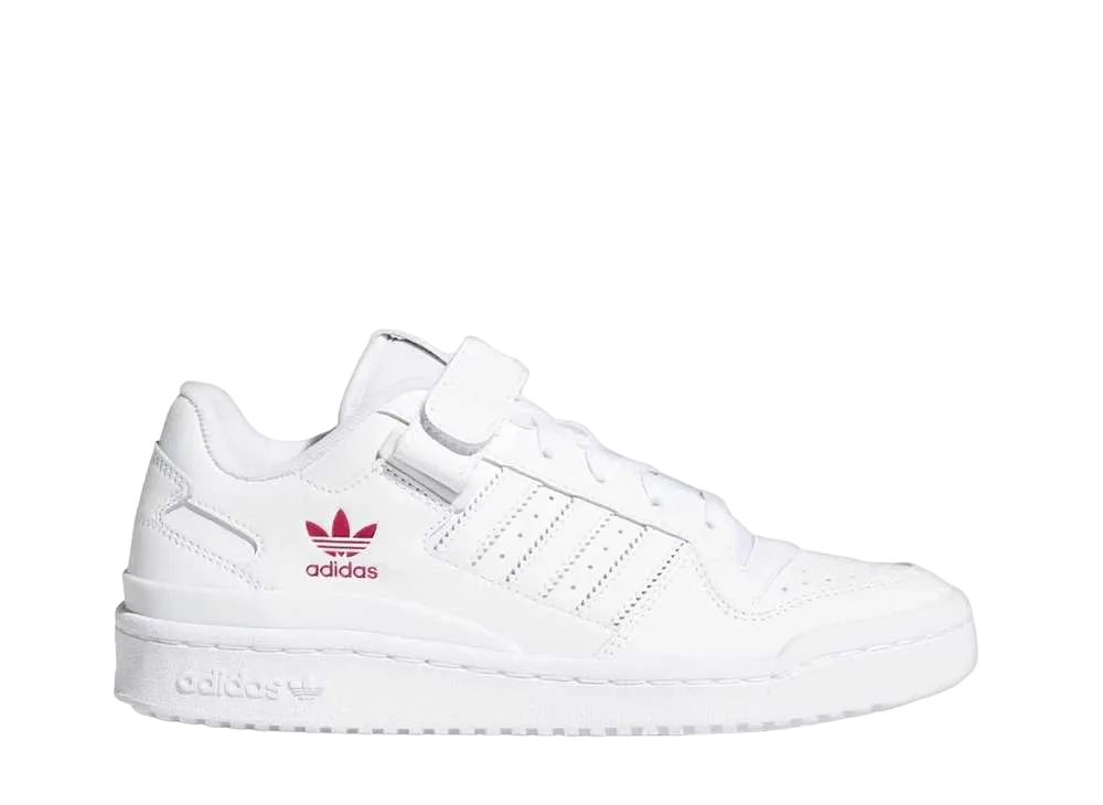 adidas Women's Forum Low Cloud "White Shock Pink"