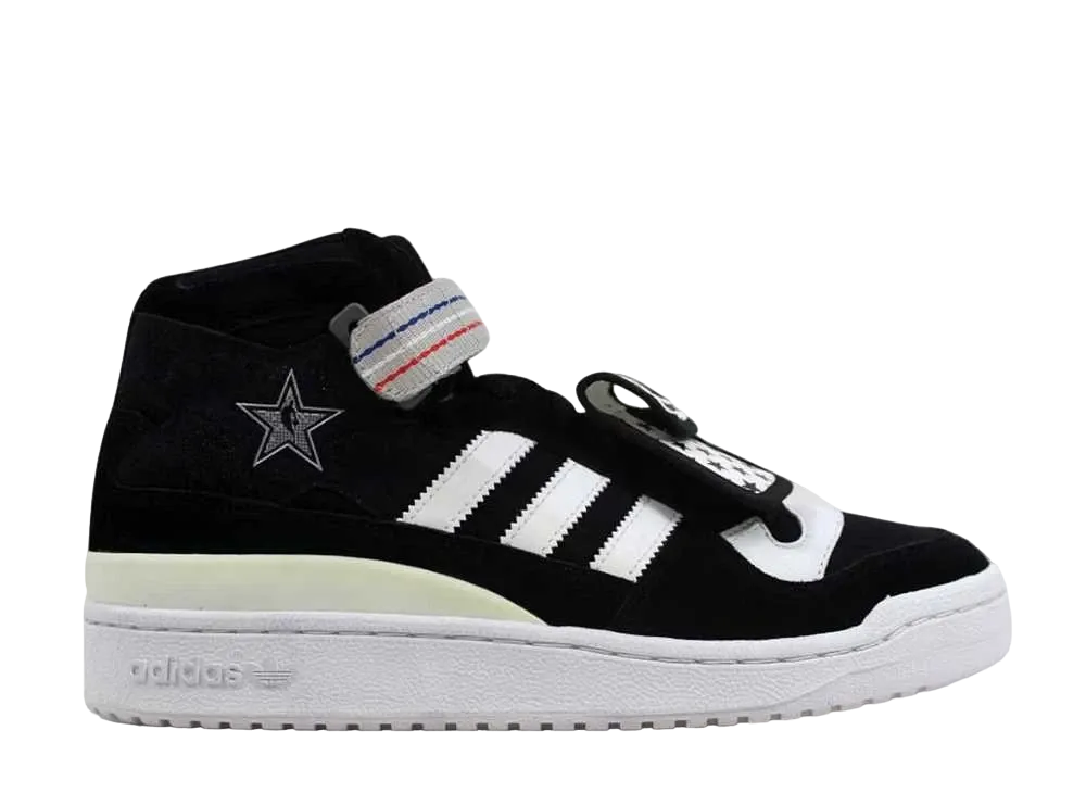 UNDEFEATED × adidas Forum Mid All Star Weekend "Black/White"