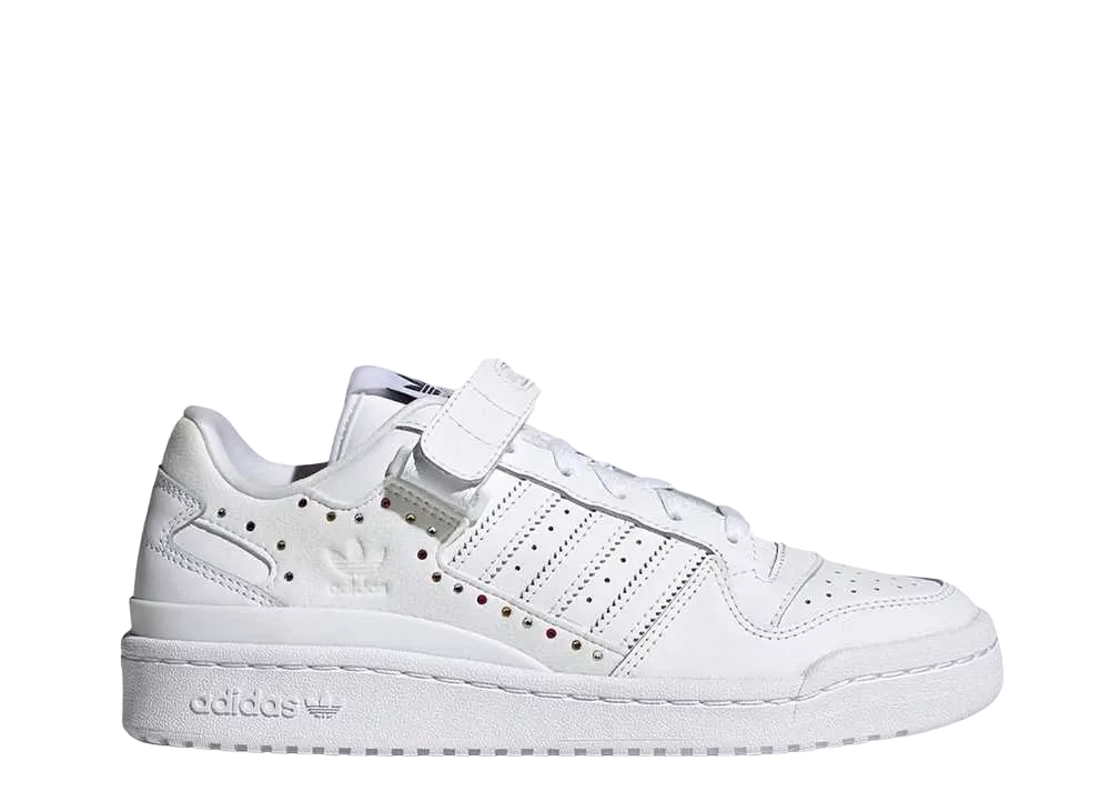 Swarovski × adidas Women's Forum Low "Cloud White/Multi Color"