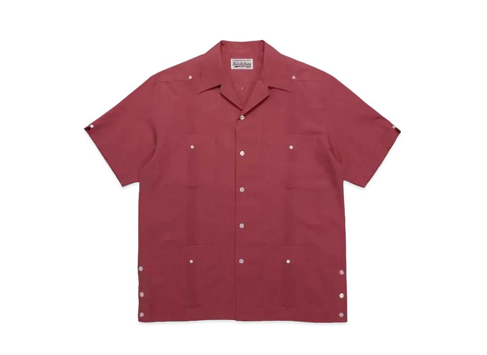 WACKO MARIA CUBA SHIRT "Burgundy"