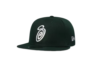Stussy CURLY S NEW ERA CAP "Green"