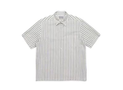 WACKO MARIA STRIPED REGULAR COLLAR SHIRT "Yellow"