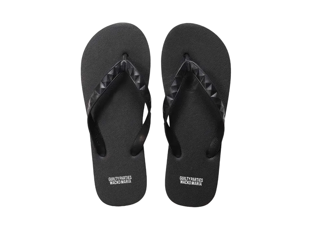 WACKO MARIA HAYN / BEACH SANDALS "Black"