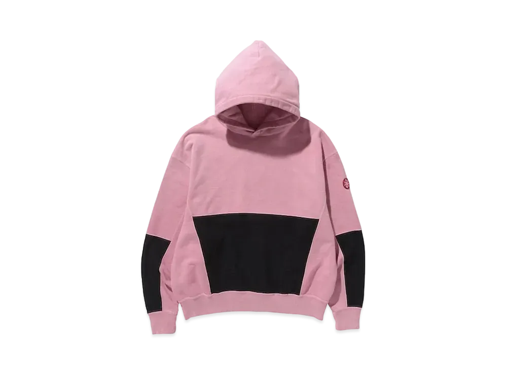 Cav Empt (C.E) OVERDYE ZIGGURAT PATCH HEAVY HOODY "Pink"