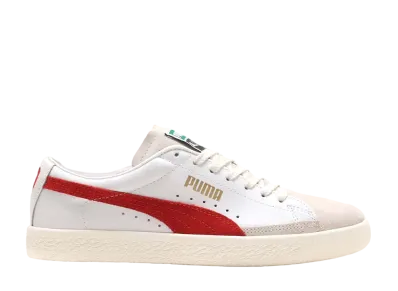 Puma Basket VTG "White-High Risk Red"