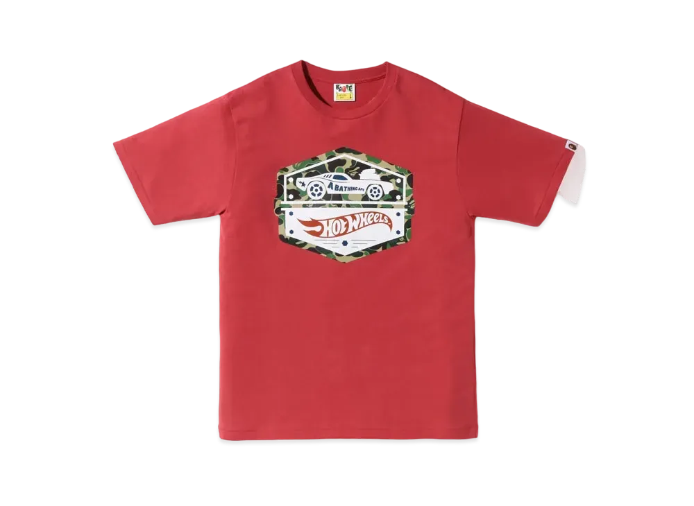 A BATHING APE x HOT WHEELS CAR TEE "Red"