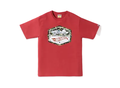 A BATHING APE x HOT WHEELS CAR TEE "Red"